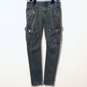 FREE PEOPLE Skinny Utility Cargo Jeans